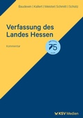 Cover: Verfassung des Landes Hessen - KSV Medien