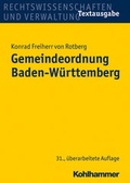 Abbildung von: Gemeindeordnung Baden-Württemberg - Kohlhammer