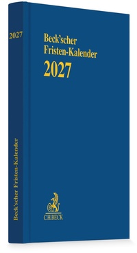 Bild vergrößern Bild: Beck'scher Fristen-Kalender 2027 - C.H.BECK