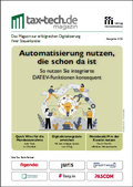 Bild: Tax Tech-Magazin Ausgabe 4/25 - FFI - Freie Fachinformationen