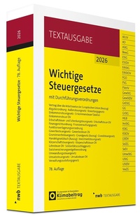 Bild vergrößern Bild: Wichtige Steuergesetze - NWB