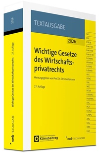 Bild vergrößern Bild: Wichtige Gesetze des Wirtschaftsprivatrechts - NWB