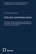 Cover: Data Act und Datenschutz - Nomos