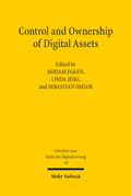 Cover: Control and Ownership of Digital Assets - Mohr Siebeck