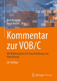 Enlarge image Cover: Kommentar zur VOB/C - Springer Vieweg
