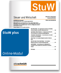 Bild vergrößern Bild: Steuer und Wirtschaft - StuW - Otto Schmidt Verlag
