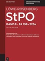 Cover: Löwe-Rosenberg. StPO - Die Strafprozeßordnung und das Gerichtsverfassungsgesetz - Band 9 - De Gruyter
