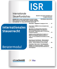 Bild vergrößern Bild: Internationale SteuerRundschau - ISR - Otto Schmidt Verlag