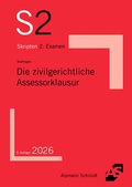 Bild: Die zivilgerichtliche Assessorklausur - Alpmann Schmidt