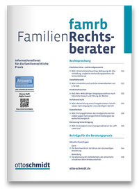 Bild: Familien-Rechtsberater - FamRB - Otto Schmidt Verlag