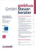 Abbildung von: GmbH-Steuerberater - GmbHstb - Otto Schmidt Verlag