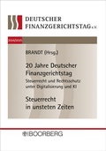 Bild: 20. und 21. Deutscher Finanzgerichtstag 2024/2025 - Boorberg