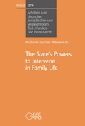 Cover: The State's Powers to Intervene in Family Life - Gieseking
