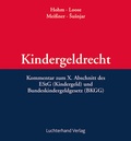 Cover: Kindergeldrecht - Luchterhand