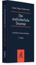 Cover: Das strafrichterliche Dezernat - C.H.BECK