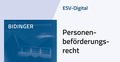 Bild: ESV-Digital Personenbef&ouml;rderungsrecht - Jahresabonnement bei Kombibezug Print und Datenbank - Erich Schmidt Verlag