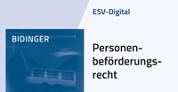 Bild vergrößern Bild: ESV-Digital Personenbeförderungsrecht - Jahresabonnement bei Kombibezug Print und Datenbank - Erich Schmidt Verlag