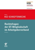 Cover: Rechtsfragen der OT-Mitgliedschaft im Arbeitgeberverband - Bund-Verlag