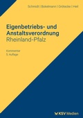Cover: Eigenbetriebs- und Anstaltsverordnung Rheinland-Pfalz - KSV Medien