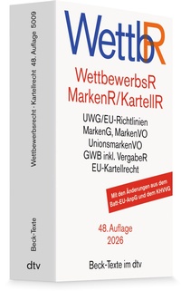Enlarge image Cover: Wettbewerbsrecht, Markenrecht und Kartellrecht - dtv