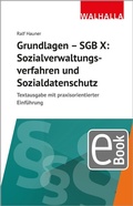 Cover: Grundlagen SGB X: Sozialverwaltungsverfahren, Sozialdatenschutz - Walhalla