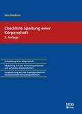 Cover: Checkliste Spaltung Einer K&ouml;rperschaft - HDS
