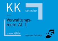 Enlarge image Cover: Karteikarten Verwaltungsrecht AT 1 - Alpmann Schmidt