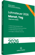 Bild: Tabelle, Lohnsteuer 2026 Monat, Tag - Stollfu&szlig;