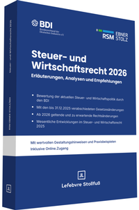 Enlarge image Cover: Steuer- und Wirtschaftsrecht 2026 - Stollfuß