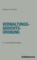 Cover: Verwaltungsgerichtsordnung - Kohlhammer