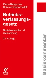Bild vergrößern Bild: Betriebsverfassungsgesetz - Bund-Verlag