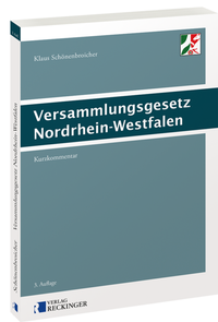 Bild vergrößern Bild: Versammlungsgesetz Nordrhein-Westfalen - Verlag Reckinger