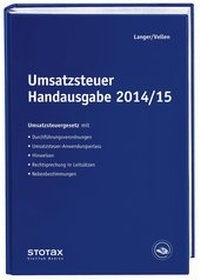 Abbildung von: Umsatzsteuer Handausgabe 2014/15 - Stollfuß