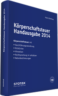 Abbildung von: Körperschaftsteuer Handausgabe 2014 - Stollfuß