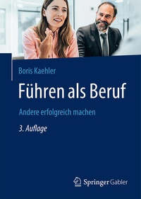 Enlarge image Cover: Führen als Beruf - Springer Gabler