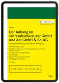 Cover: Der Anhang im Jahresabschluss der GmbH und der GmbH & Co. KG - NWB