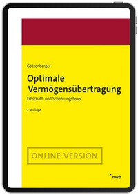 Bild vergrößern Bild: Optimale Vermögensübertragung - NWB