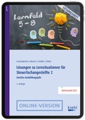 Cover: L&ouml;sungen zu Lernsituationen f&uuml;r Steuerfachangestellte 2 - Kiehl