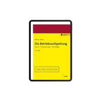 Enlarge image Cover: Die Betriebsaufspaltung - NWB