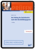 Cover: Die Pr&uuml;fung der Betriebswirte nach dem Berufsbildungsgesetz - Kiehl