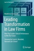 Cover: Leading Transformation in Law Firms - Springer