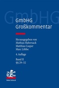 Cover: GmbHG - Gesetz betreffend die Gesellschaften mit beschr&auml;nkter Haftung - Band 2 - Mohr Siebeck