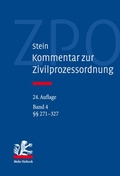 Cover: Kommentar zur Zivilprozessordnung - Band 4 - Mohr Siebeck