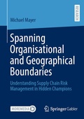 Cover: Spanning Organisational and Geographical Boundaries - Springer Gabler