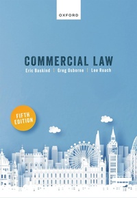 Enlarge image Cover: Commercial Law - Oxford University Press