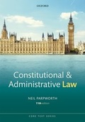 Cover: Constitutional and Administrative Law - Oxford University Press