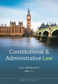 Cover: Constitutional and Administrative Law - Oxford University Press