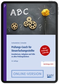 Bild vergrößern Bild: Prüfungs-Coach für Steuerfachangestellte - Kiehl