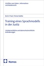 Cover: Training eines Sprachmodells in der Justiz - Nomos