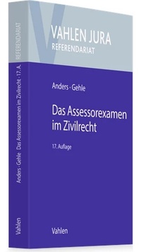Enlarge image Cover: Das Assessorexamen im Zivilrecht - Vahlen